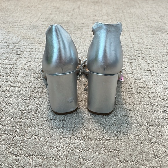 Silver Sam Edelman heels size 7 - Picture 7 of 7